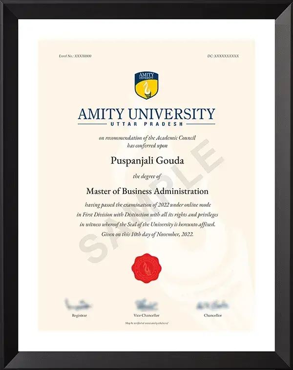 MBA Certificate